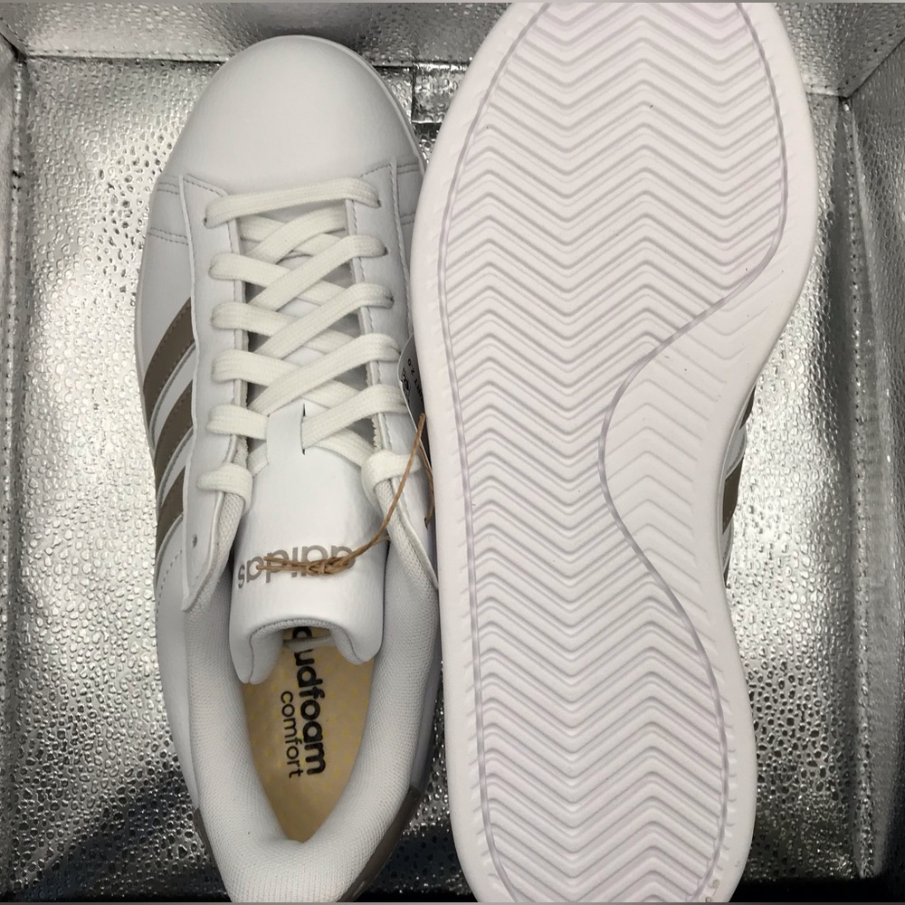 Adidas White Sneakers - Picture 3 of 4